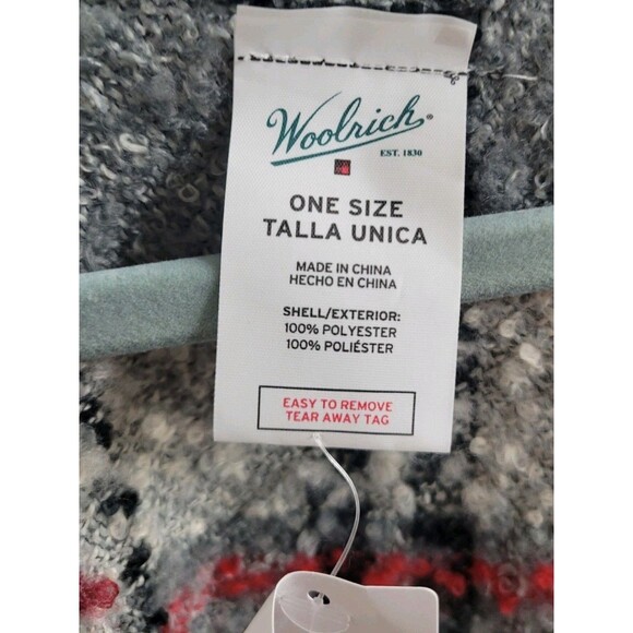 Woolrich Women's Cozy Blanket Wrap One Size Shawl Cape Poncho Plaid Soft Cozy - Picture 2 of 7
